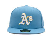 Kšiltovka New Era - MLB Seasonal 59FIFTY - Oakland Athletics - Sky Blue / Pink UV