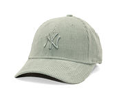 Dámská Kšiltovka New Era - MLB Pastel Cord 9FORTY M-CROWN - NY Yankees - Pastel Green