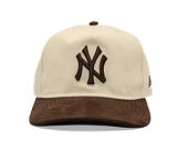 Kšiltovka New Era - MLB Suede Visor 9FIFTY A-Frame - NY Yankees - Cream