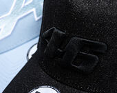 Kšiltovka New Era - Valentino Rossi VR46 Denim 9FORTY Trucker - VR46 - Black
