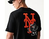 Triko New Era - MLB Food Graphic Tee - NY Mets - Black