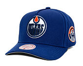 Kšiltovka Mitchell & Ness - Edmonton Oilers - Double Clutch Pro Snapback - Navy