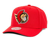 Kšiltovka Mitchell & Ness - Ottawa Senators - Team Ground 2.0 Pro Snapback - Red