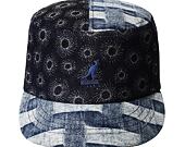 Kšiltovka Kangol - TRENDS PACK - Denim Mashup Army Cap - Blue Picnic