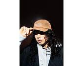 Kšiltovka 8by8 - Dadcap - "running late is my cardio" - Brown/Sky Blue