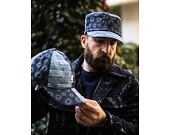 Kšiltovka Kangol - TRENDS PACK - Denim Mashup Army Cap - Blue Picnic