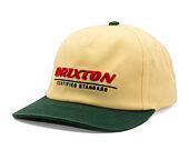Kšiltovka Brixton - Certified LP Dadcap - Washed Yellow/Medite
