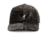 Kšiltovka Kangol - TRENDS PACK - Denim Mashup Baseball - Black Trompe L'Oeil