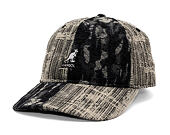 Kšiltovka Kangol - TRENDS PACK - Denim Mashup Baseball - Black Topstitch