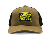 Kšiltovka Picture - Zephyr Trucker - Tobacco - Rectangle Patch - Olive