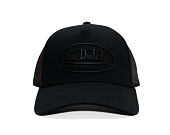 Kšiltovka Von Dutch - Trucker - Rubber Logo Black/Black