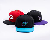 Kšiltovka Nike - Dri-Fit Pro - Miami Marlins - Black 00A/Light Current Blue