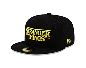 Kšiltovka New Era - All Over Vines 59FIFTY - Stranger Things - Black