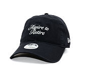 Dámská Kšiltovka New Era - Branded Slogan 9TWENTY - Navy / Chrome White