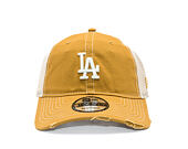 Kšiltovka New Era - MLB Cotton Canvas Trucker 9TWENTY - LA Dodgers - Dusted Ochre