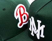 Kšiltovka Mitchell & Ness  - Branded Emerald Slam Pro Pinch Snapback - Green/Orange
