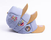 Kšiltovka Mitchell & Ness  - NHL Frosted Peak - Pro Pinch Snapback - Florida Panthers - Blue/Brown