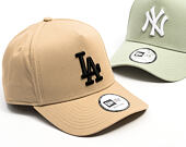 Kšiltovka New Era - MLB Essential 9FORTY A-Frame - LA Dodgers - Camel / Black