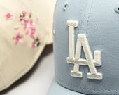 Dámská Kšiltovka New Era - MLB Floral Icon 9FORTY - LA Dodgers - Sky Blue / Cream