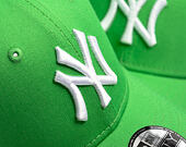 Dětská Kšiltovka New Era - MLB Essential 9FORTY - NY Yankees - Green/White - Child/Youth