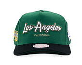 Kšiltovka Mitchell & Ness - NBA - La Script 2.0 - Los Angeles Lakers - Green/Black