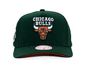 Kšiltovka Mitchell & Ness - NBA - Emerald Slam - Chicago Bulls - Green/Orange