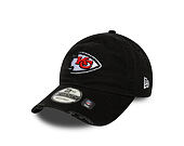 Kšiltovka New Era - NFL Wash & Distressed 9TWENTY - Kansas City Chiefs - Black