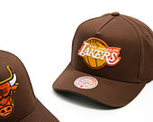 Kšiltovka Mitchell & Ness - NBA - Chestnut Peak - Los Angeles Lakers - Brown