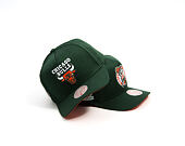 Kšiltovka Mitchell & Ness - NBA - Emerald Slam - Chicago Bulls - Green/Orange