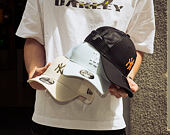 Kšiltovka New Era - MLB Midi Homefield 9FORTY Trucker - NY Yankees - Stone / New Olive