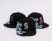 Kšiltovka New Era - MLB "Tidal Wave" 59FIFTY - Seattle Mariners - Black