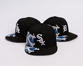 Kšiltovka New Era - MLB "Tidal Wave" 59FIFTY - Chicago White Sox - Black
