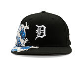 Kšiltovka New Era - MLB "Tidal Wave" 59FIFTY - Detroit Tigers - Black