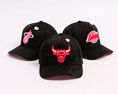 Kšiltovka Mitchell & Ness - All Heart - NBA - Chicago Bulls - Black