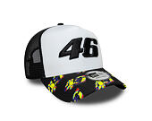 Kšiltovka New Era - Print Visor 9FORTY A-Frame Trucker - Black