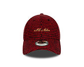 Kšiltovka New Era - Houndstooth 9FORTY - AC MILAN - Black