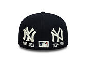 Kšiltovka New Era - MLB IMAGE DROP All-Over 59FIFTY Low Profile - NY Yankees - Navy