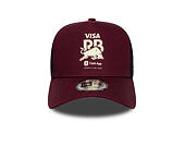 Kšiltovka New Era - F1 Seasonal 9FORTY A-Frame Trucker - Visa Cash App RB - Burgundy