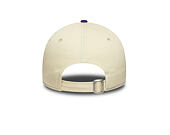 Dětská Kšiltovka New Era - MLB League Essential 9FORTY - LA Dodgers - Cream / Purple