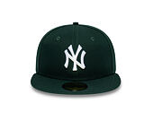 Kšiltovka New Era - MLB League Essential 59FIFTY - NY Yankees - Green / White