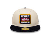 Kšiltovka New Era - Branded Patch Cord 59FIFTY - Cream / Navy