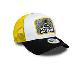 Dětská Kšiltovka New Era - DC Patch 9FORTY A-Frame Trucker - Batman - White / Black
