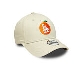 Dětská Kšiltovka New Era - MLB Fruit Icon 9FORTY - LA Dodgers - Stone