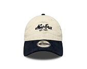 Kšiltovka New Era - Branded Cord Mix 9TWENTY - Cream / Navy