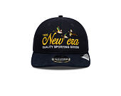 Kšiltovka New Era - Branded Suede Pre-Curved 9FIFTY - Navy