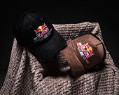 Kšiltovka New Era - F1 Distressed Cord 9FORTY A-Frame Trucker - RED BULL F1 - Chestnut Brown