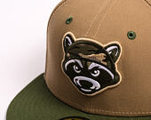 Kšiltovka New Era - MiLB Theme Nights 59FIFTY - Hudson Valley Renegades - Raccoon - Khaki / Olive