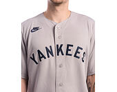Dres Nike - MLB Men's Cooperstown Jersey - New York Yankees 1927 - Atmosphere Grey
