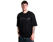 Triko Ed Hardy - Mens Skull Flame Diamante Relaxed Tshirt - Black