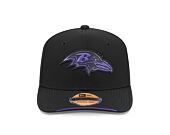 Kšiltovka New Era - NFL 2026 Sideline 9SEVENTY Stretch-Snap - Baltimore Ravens - Team Color